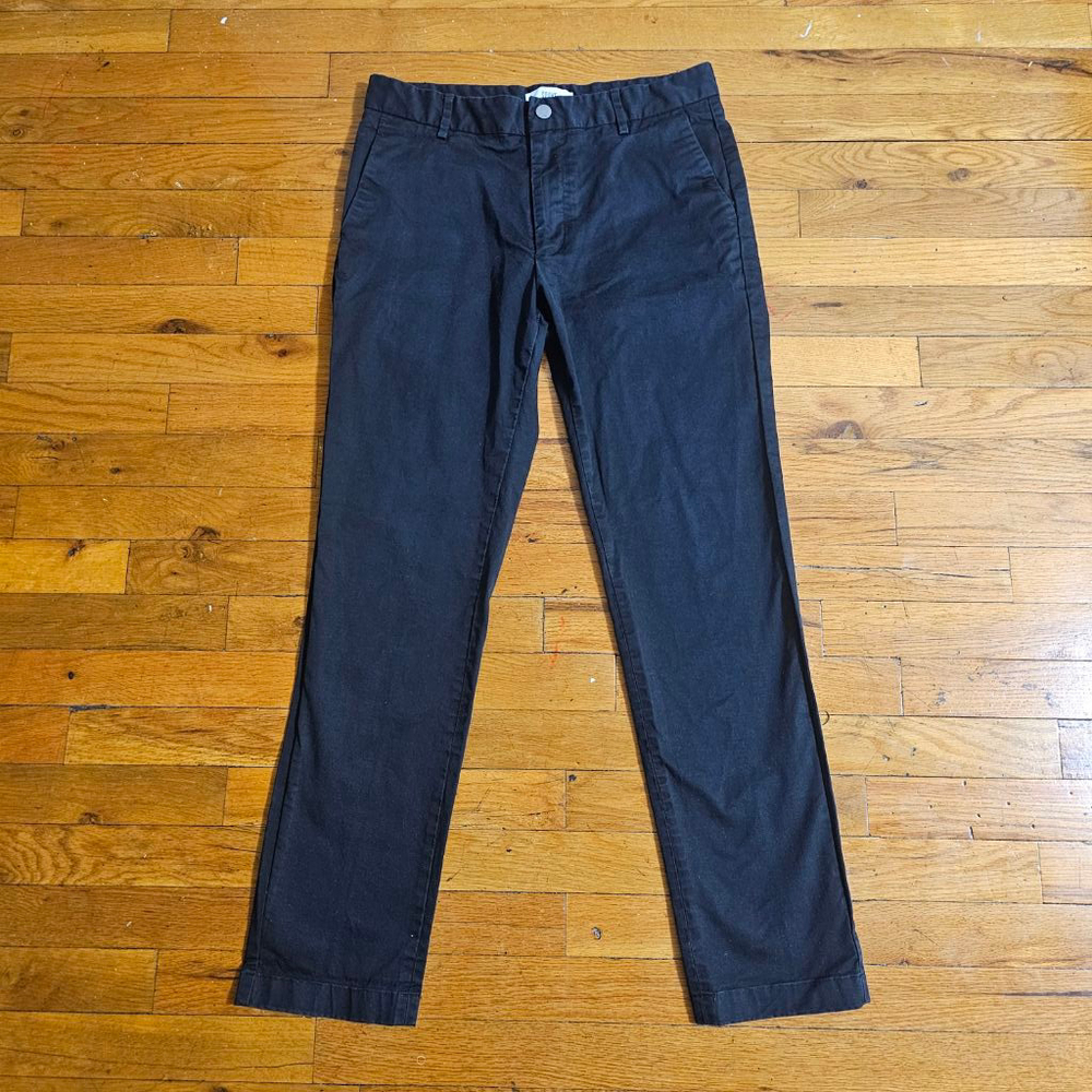 Spoke Mens Black Chino Pants Size 31x29
